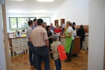 Besuchergruppe in der HT